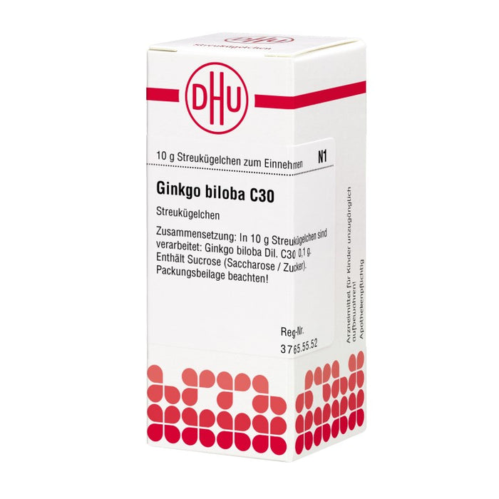 DHU Ginkgo biloba C30 Streukügelchen, 10 g Globuli