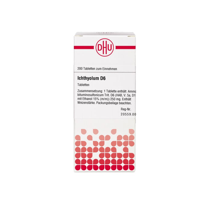 DHU Ichthyolum D6 Tabletten, 200 St. Tabletten