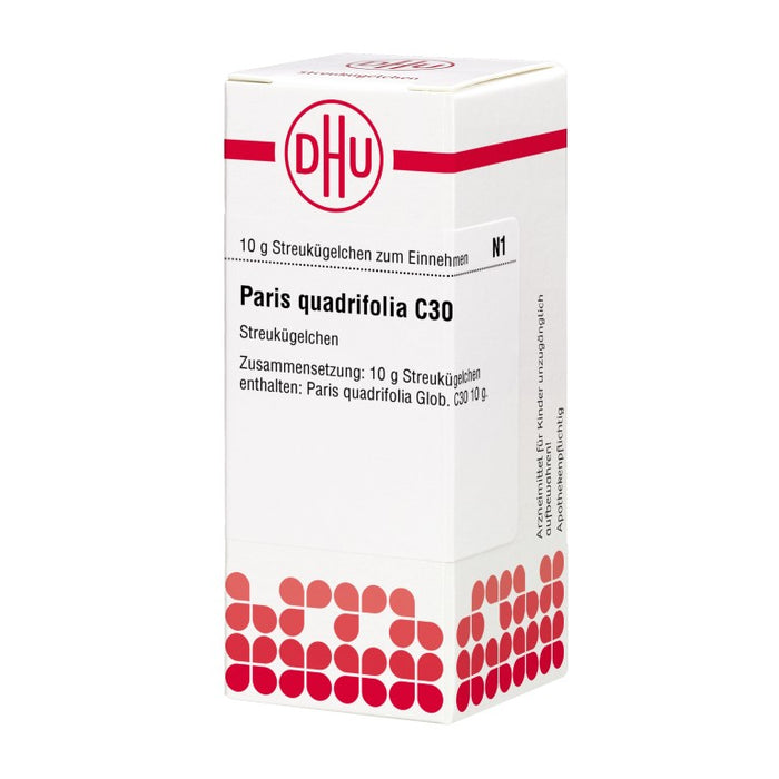 DHU Paris quadrifolia C30 Streukügelchen, 10 g Globules