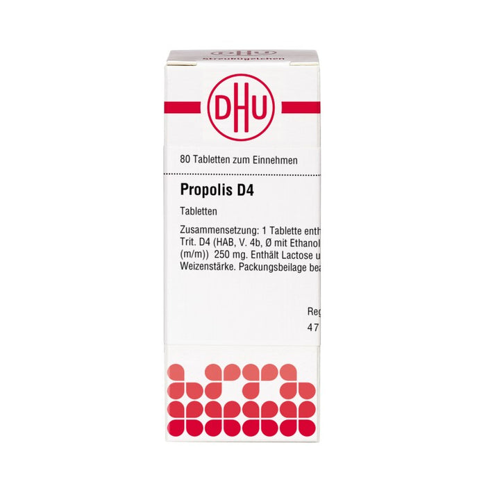 DHU Propolis D4 Tabletten, 80 St. Tabletten