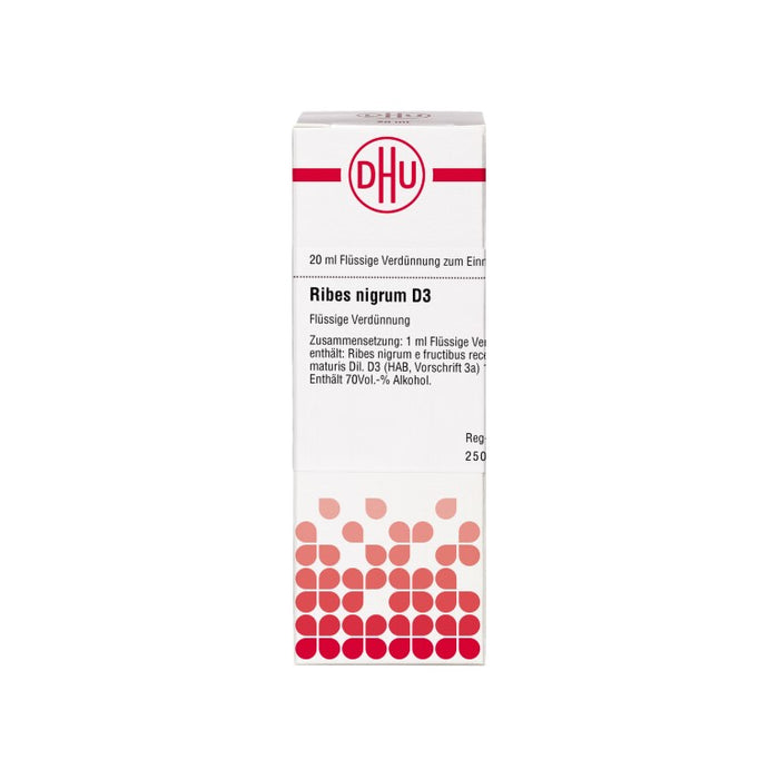 Ribes nigrum D3 DHU Dilution, 20 ml Lösung