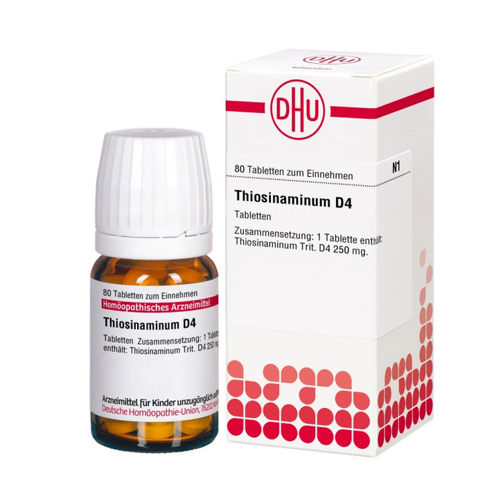 DHU Thiosinaminum D 4 Tabletten, 80 St. Tabletten