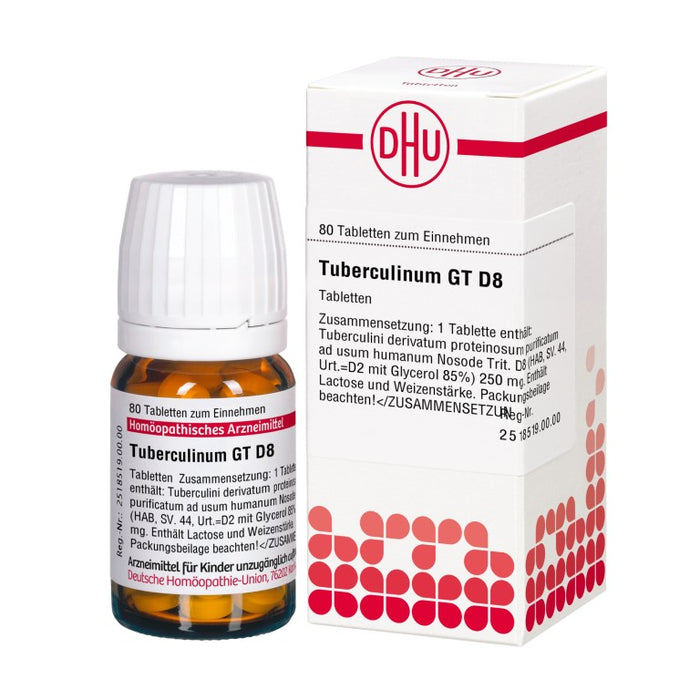 Tuberculinum GT D8 DHU Tabletten, 80 St. Tabletten