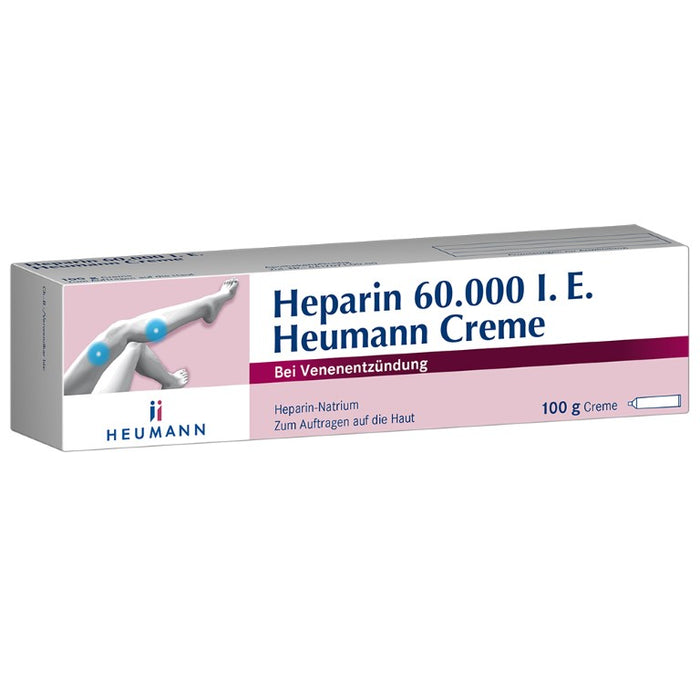 Heparin 60.000 I.E. Heumann Creme bei Venenentzündung, 100 g Cream