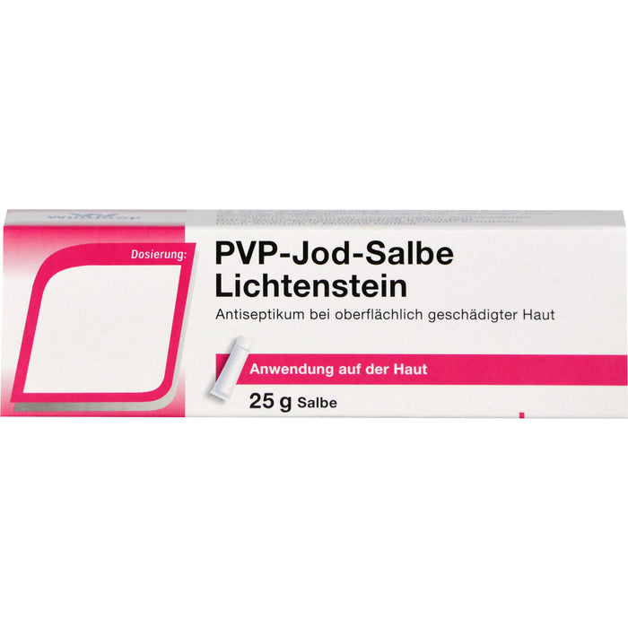 ZENTIVA PVP-Jod-Salbe Lichtenstein 100 mg/g, 25 g Salbe