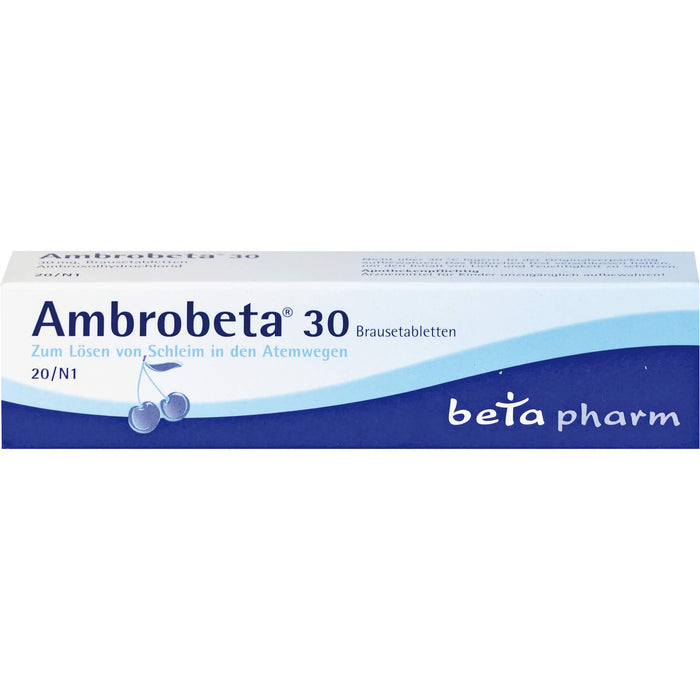 Ambrobeta 30, 30 mg, Brausetabletten, 20 pc Tablettes