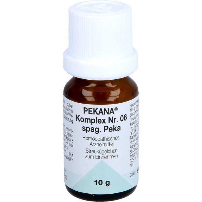 PEKANA Komplex Nr. 06 spag. Peka Globuli, 10 g Globules