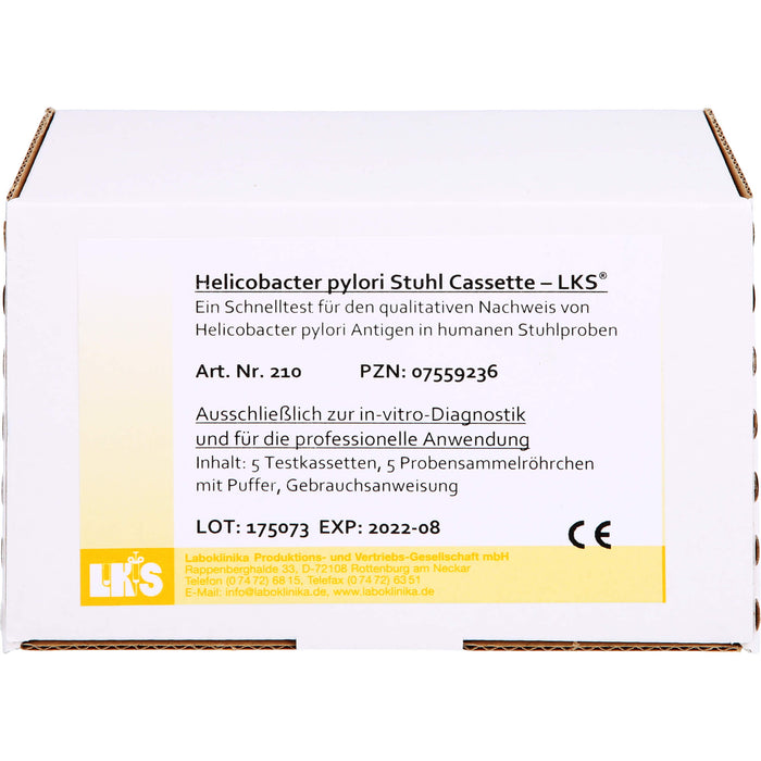 Helicobacter Stuhltest LKS, 5 St TES