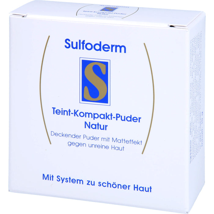 Sulfoderm S Teint-Kompakt-Puder Natur, 10 g Puder