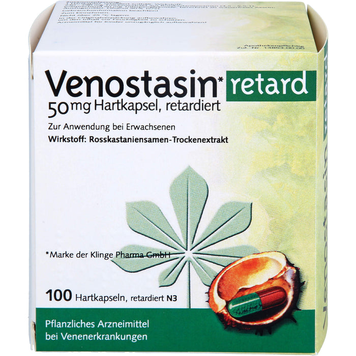 Venostasin retard 50 mg Emra Hartkapsel, retardiert, 100 pc Capsules