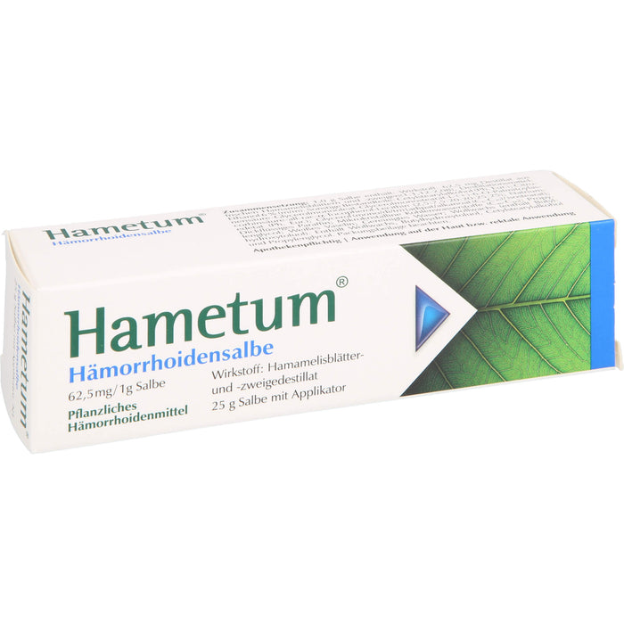 Hametum Hämorrhoidensalbe, 25 g Ointment