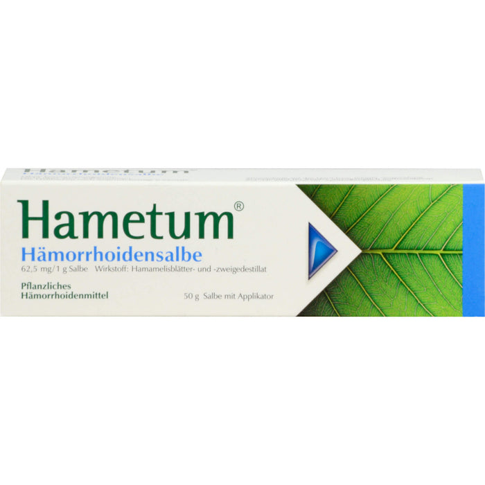 Hametum Hämorrhoidensalbe, 50 g Ointment