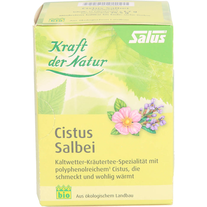 Cistus Salbei Kräutertee Kraft der Natur Salus, 15 St FBE