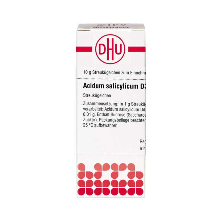 DHU Acidum salicylicum D30 Streukügelchen, 10 g Globuli