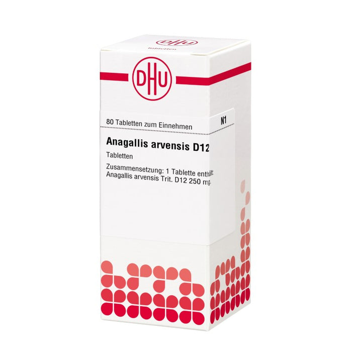 Anagallis arvensis D12 DHU Tabletten, 80 St. Tabletten