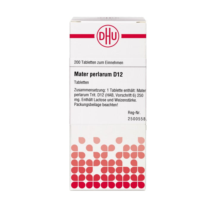 DHU Mater perlarum D12 Tabletten, 200 pc Tablettes