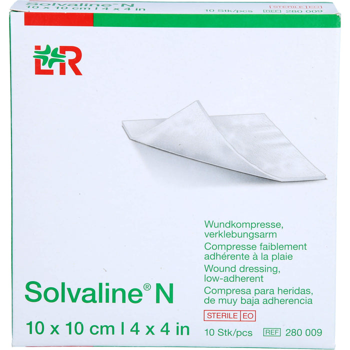 Solvaline N 10x10 cm, 10 pcs. Compresses