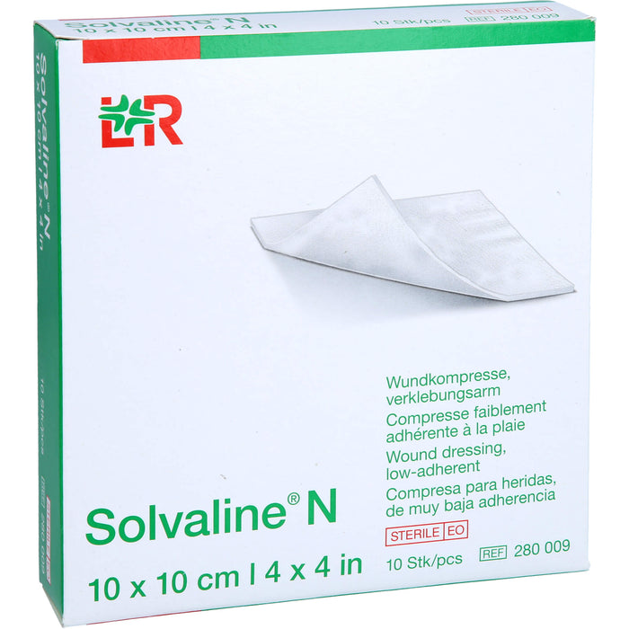 Solvaline N 10x10 cm, 10 pcs. Compresses