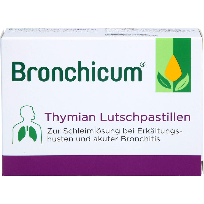 Bronchicum Thymian Lutschpastillen, 20 St. Tabletten