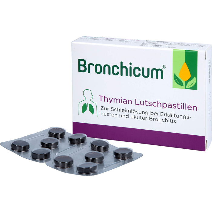 Bronchicum Thymian Lutschpastillen, 20 pc Tablettes