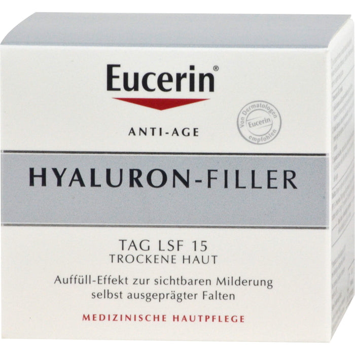 Eucerin Hyaluron-Filler Tagespflege für trockene Haut, 50 ml Creme