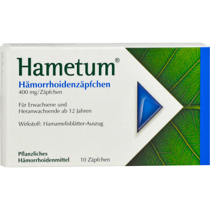 Hametum Hämorrhoidenzäpfchen, 10 pcs. Suppositories