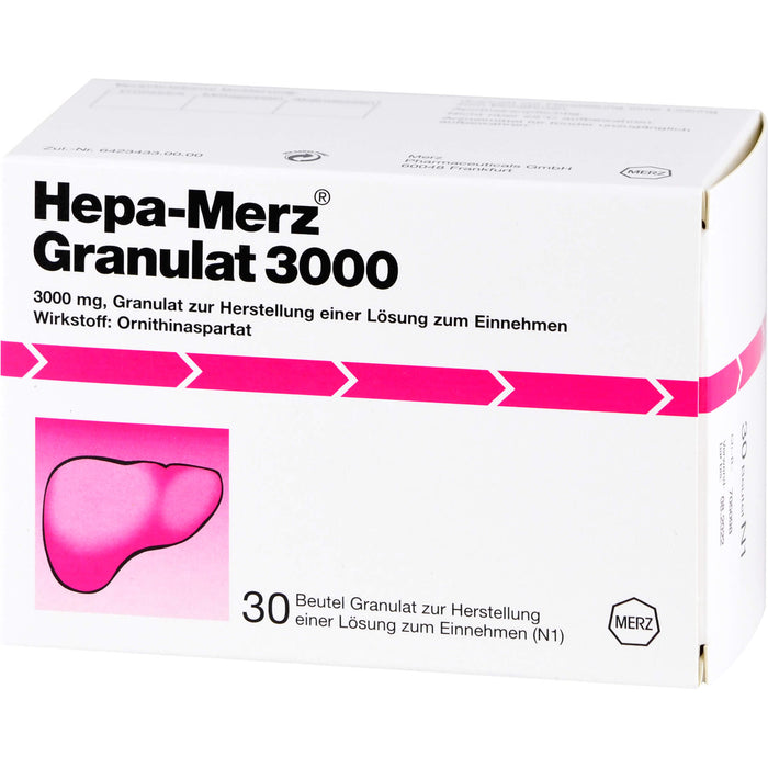 Hepa-Merz Granulat 3000 Lebertherapeutikum, 30 pc Sachets