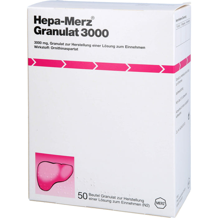 Hepa-Merz Granulat 3000 Lebertherapeutikum, 50 pcs. Sachets