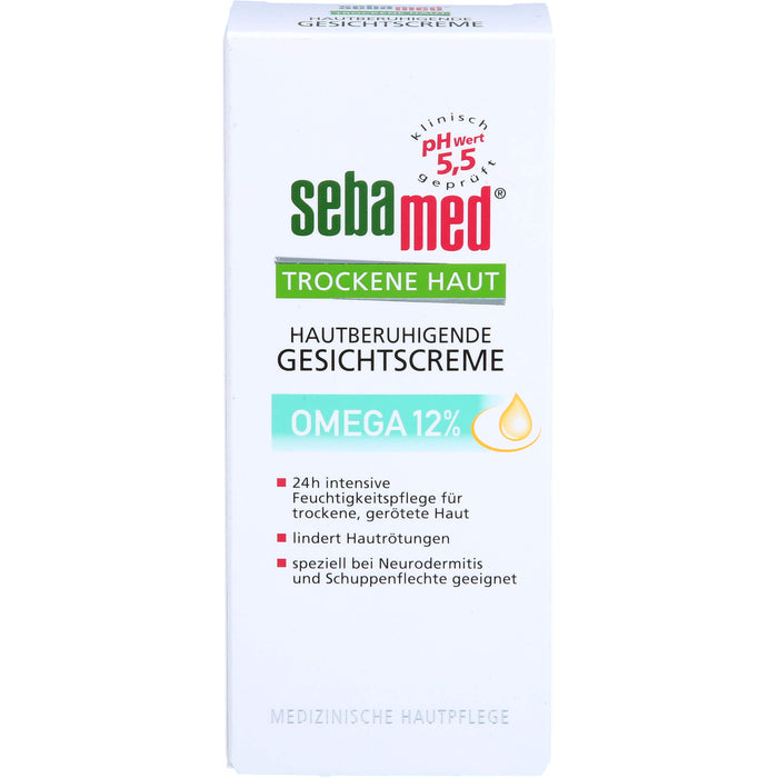 Sebamed für trockene Haut Omega 12% Gesichtscreme, 50 ml Crème