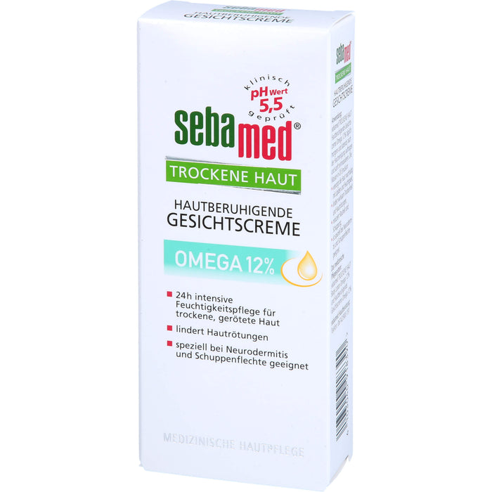 Sebamed für trockene Haut Omega 12% Gesichtscreme, 50 ml Crème