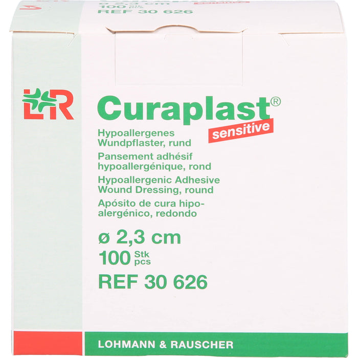 Curaplast Sensitiv rund, 100 pcs. Patch