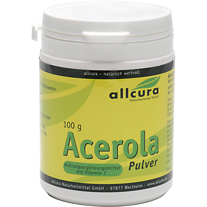 Allcura Acerola Pulver, 100 g Poudre