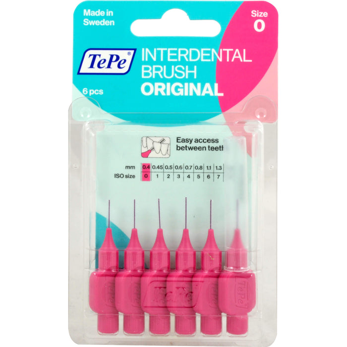 TePe ID Interdentalbürsten Pink 0,4mm, 5 pcs. Interdental brushes