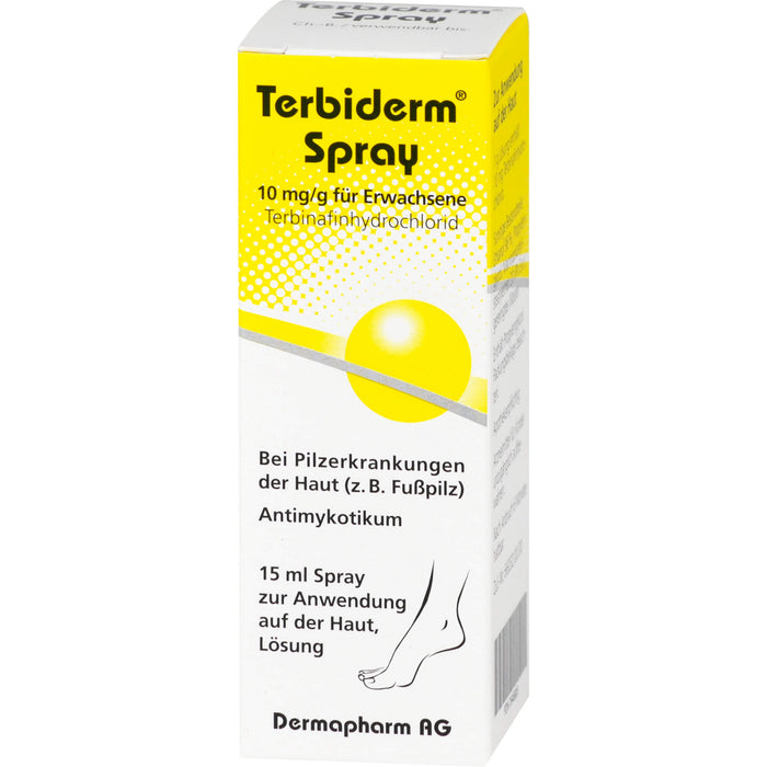 Terbiderm Spray, 10 mg/g für Erwachsene, 15 ml Solution