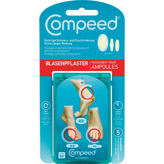 Compeed Blasenpflaster Mixpack, 5 pcs. Patch