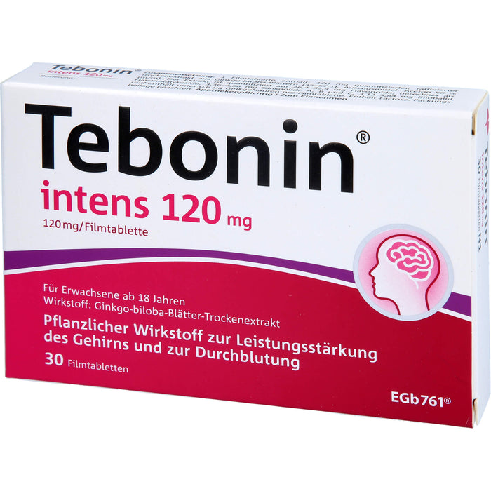 Tebonin intens 120 mg Filmtabletten, 30 pcs. Tablets