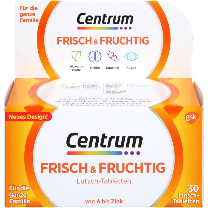 Centrum frisch & fruchtig Tabletten, 30 pcs. Tablets