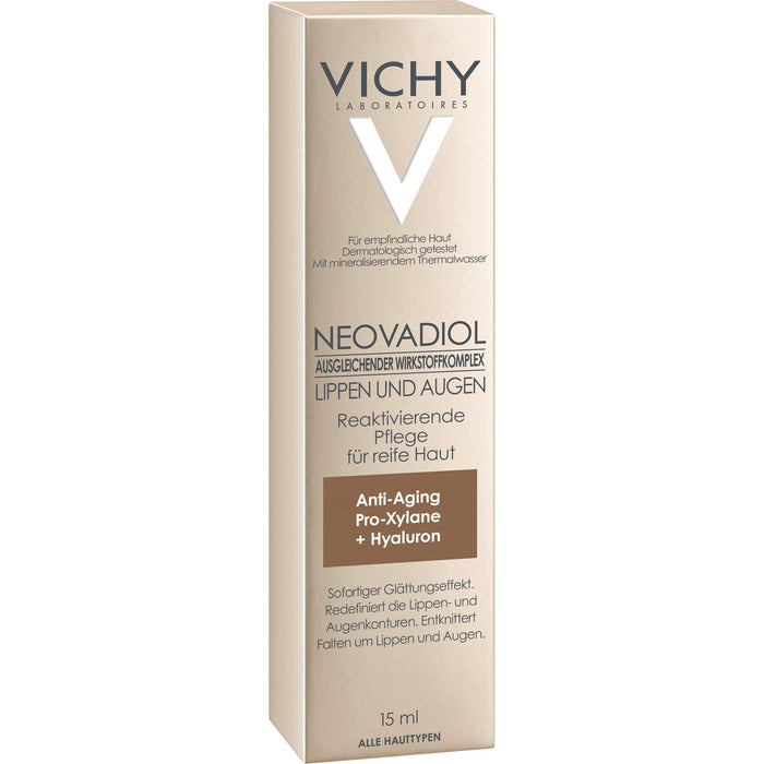 VICHY Neovadiol für Lippen und Augen Creme, 15 ml Creme