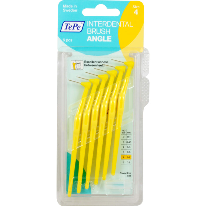 TePe Angle IDB Gelb 0,7, 5 pc Brosses interdentaires