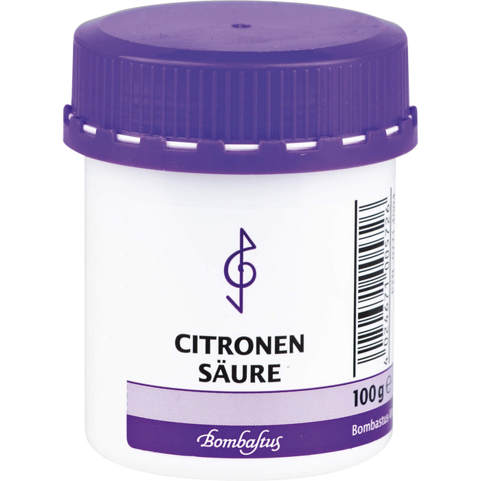 Bombastus Citronensäure Pulver, 100 g Powder