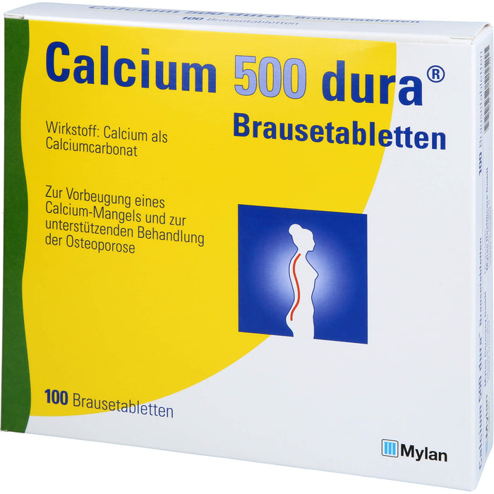 Calcium 500 dura Brausetabletten, 100 St. Tabletten