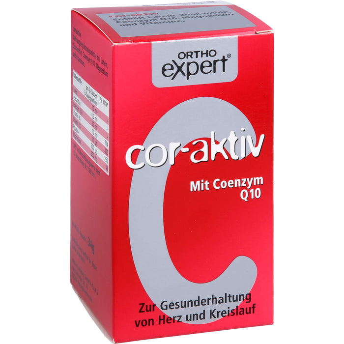 Orthoexpert cor-aktiv Kapseln zur Gesunderhaltung von Herz und Kreislauf, 60 pcs. Capsules