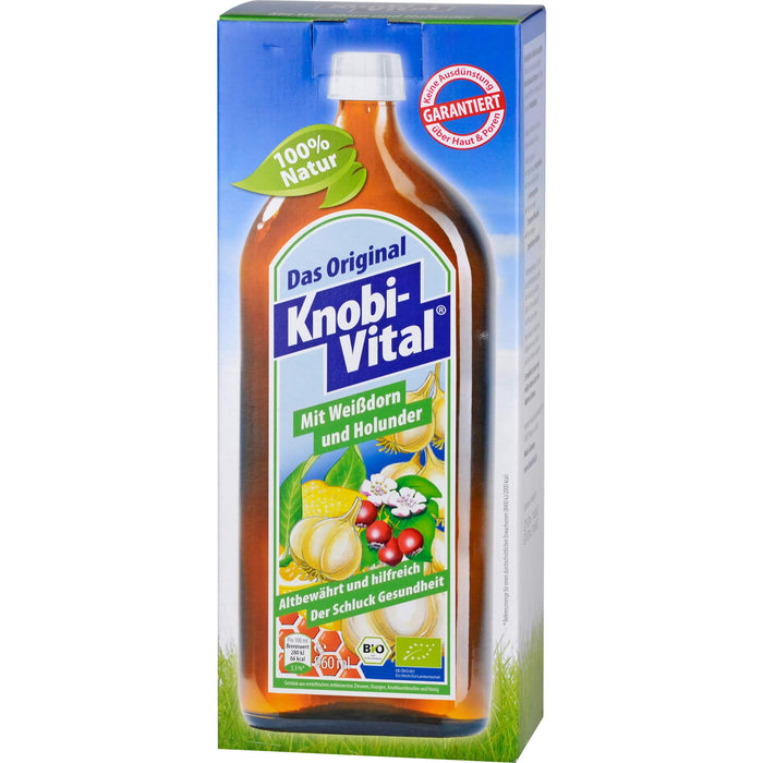 Knobi-Vital Lösung Mit Weißdorn und Holunder, 960 ml Solution