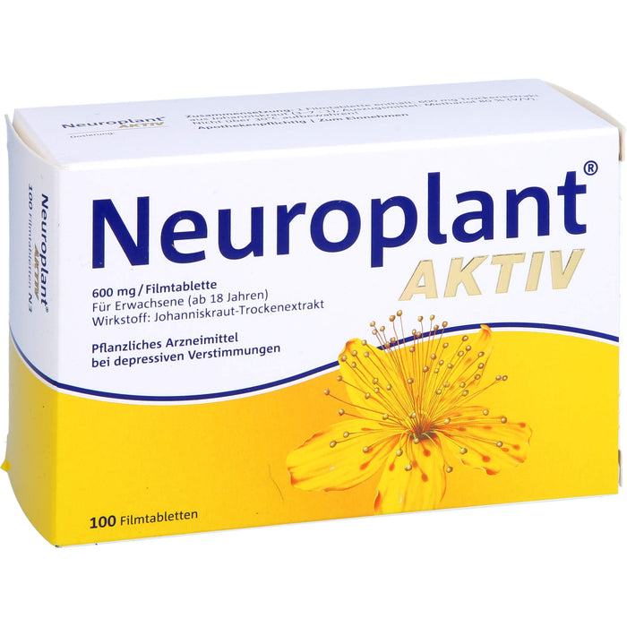 Neuroplant aktiv Filmtabletten bei depressiven Verstimmungen, 100 pc Tablettes