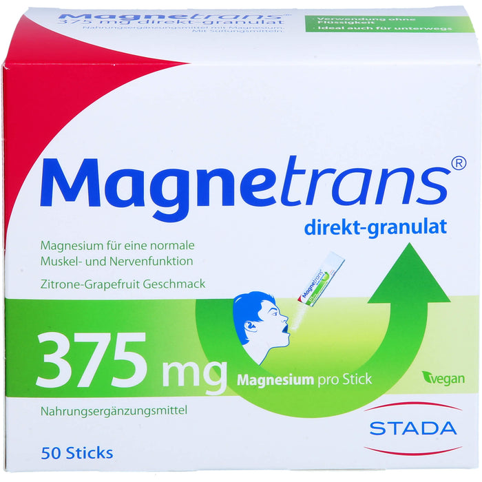 Magnetrans Direktgranulat 375 mg Sticks, 50 pc Sachets