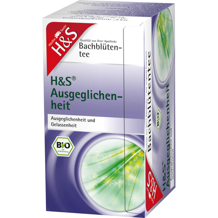 H&S Bachblütentee Ausgeglichenheit, 20 pc Sac filtrant