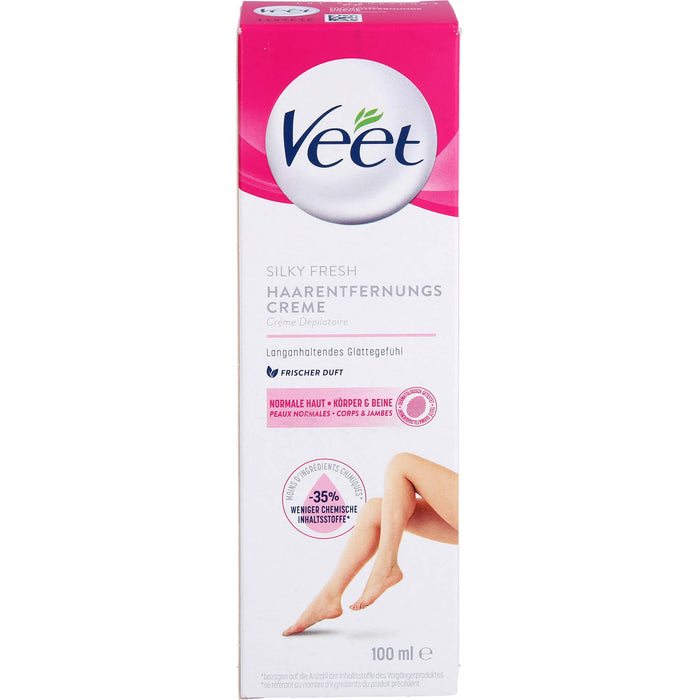 Veet Haarentfernungs-Creme Normale Haut, 100 ml Creme