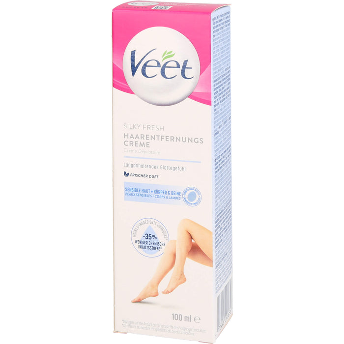 Veet Haarentfernungs-Creme Sensible Haut, 100 ml Crème