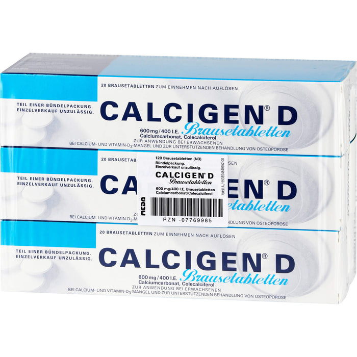 CALCIGEN D Brausetabletten, 120 St. Tabletten