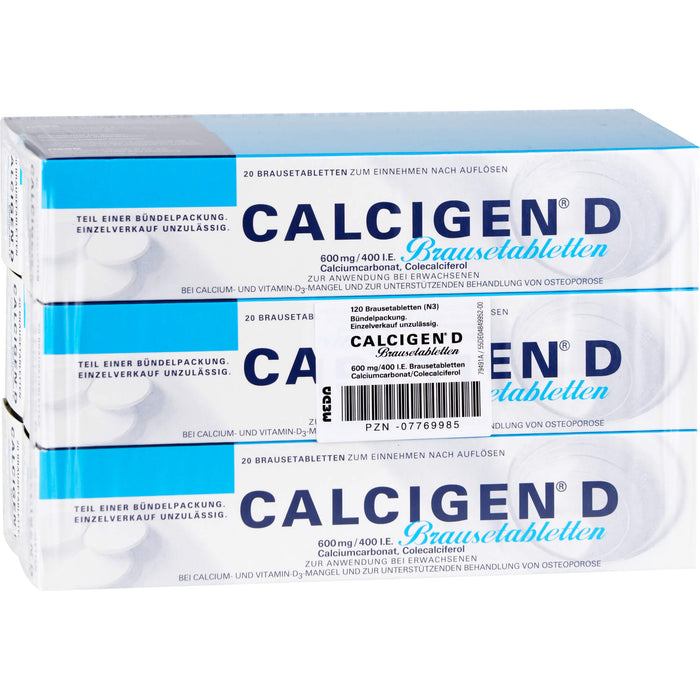 CALCIGEN D Brausetabletten, 120 pc Tablettes